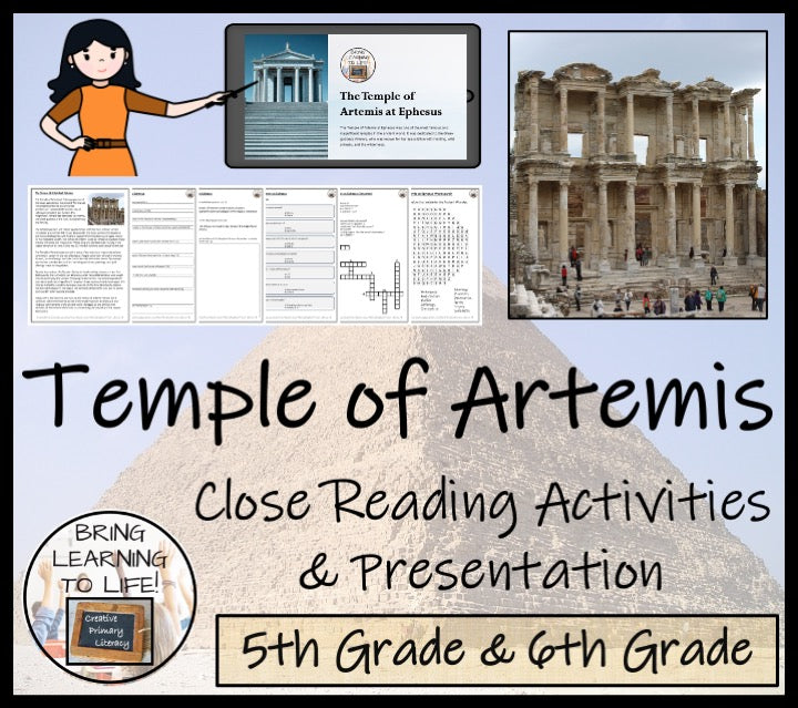 Temple of Artemis at Ephesus Close Reading Activities | 5th Grade & 6th Grade