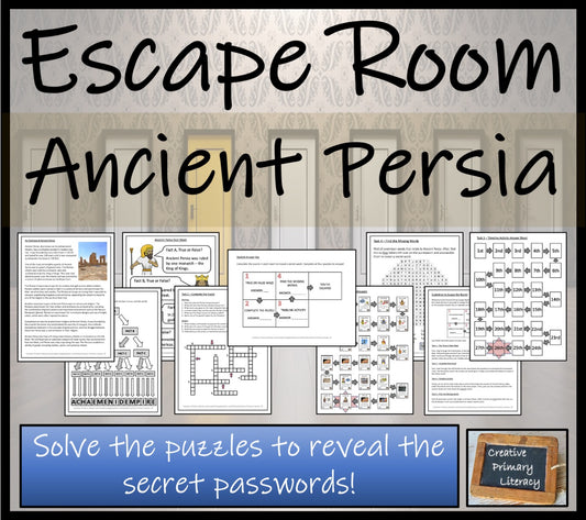 Ancient Persia Escape Room Activity