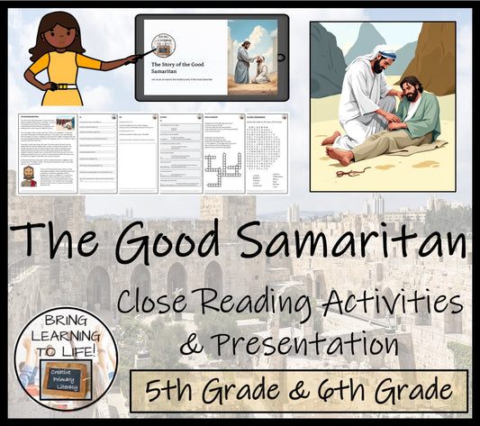 The Good Samaritan Story Close Reading Activities | 5th Grade & 6th Grade