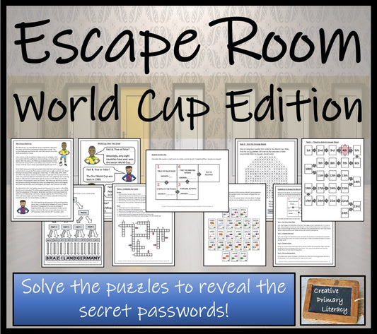 Soccer World Cup Escape Room Activity