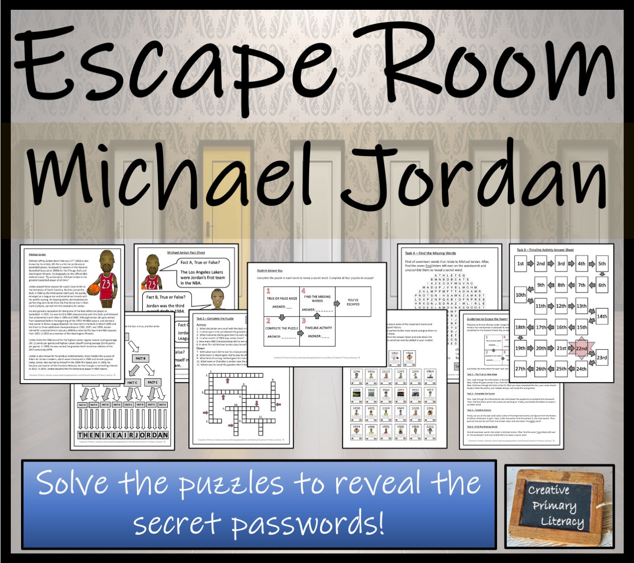 Michael Jordan Escape Room Activity