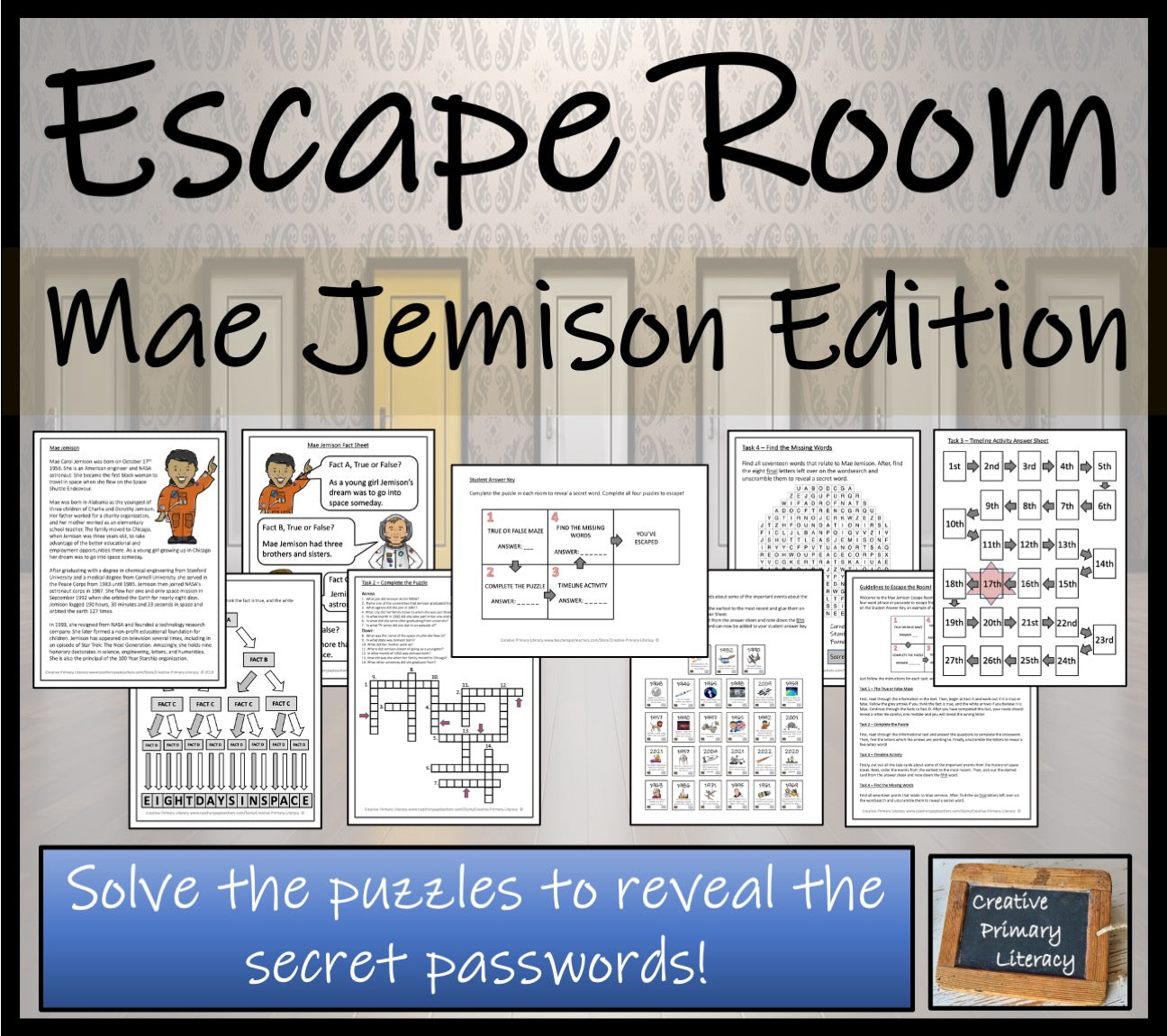 Mae Jemison Escape Room Activity