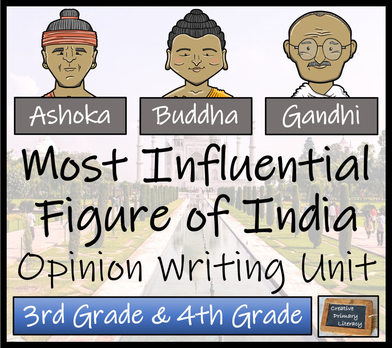 Most Influential Figure of India Opinion Writing Unit | 3rd Grade & 4th Grade