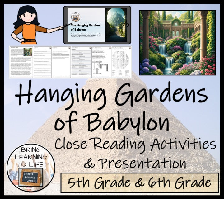 Hanging Gardens of Babylon Close Reading Activities | 5th & 6th Grade