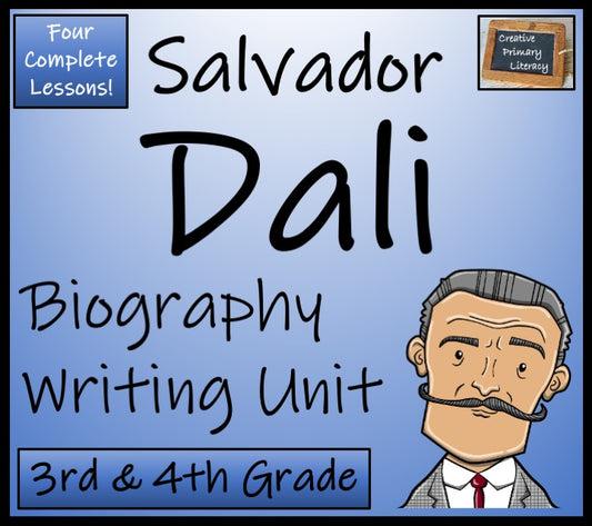 Salvador Dalí Biography Writing Unit | 3rd–4th Grade | Art History