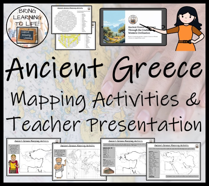 Ancient Greece Map Activities and Presentation