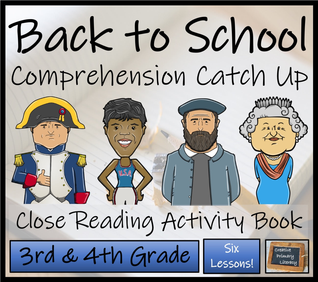 Back to School Comprehension Catch Up Close Reading Book | 3rd Grade & 4th Grade