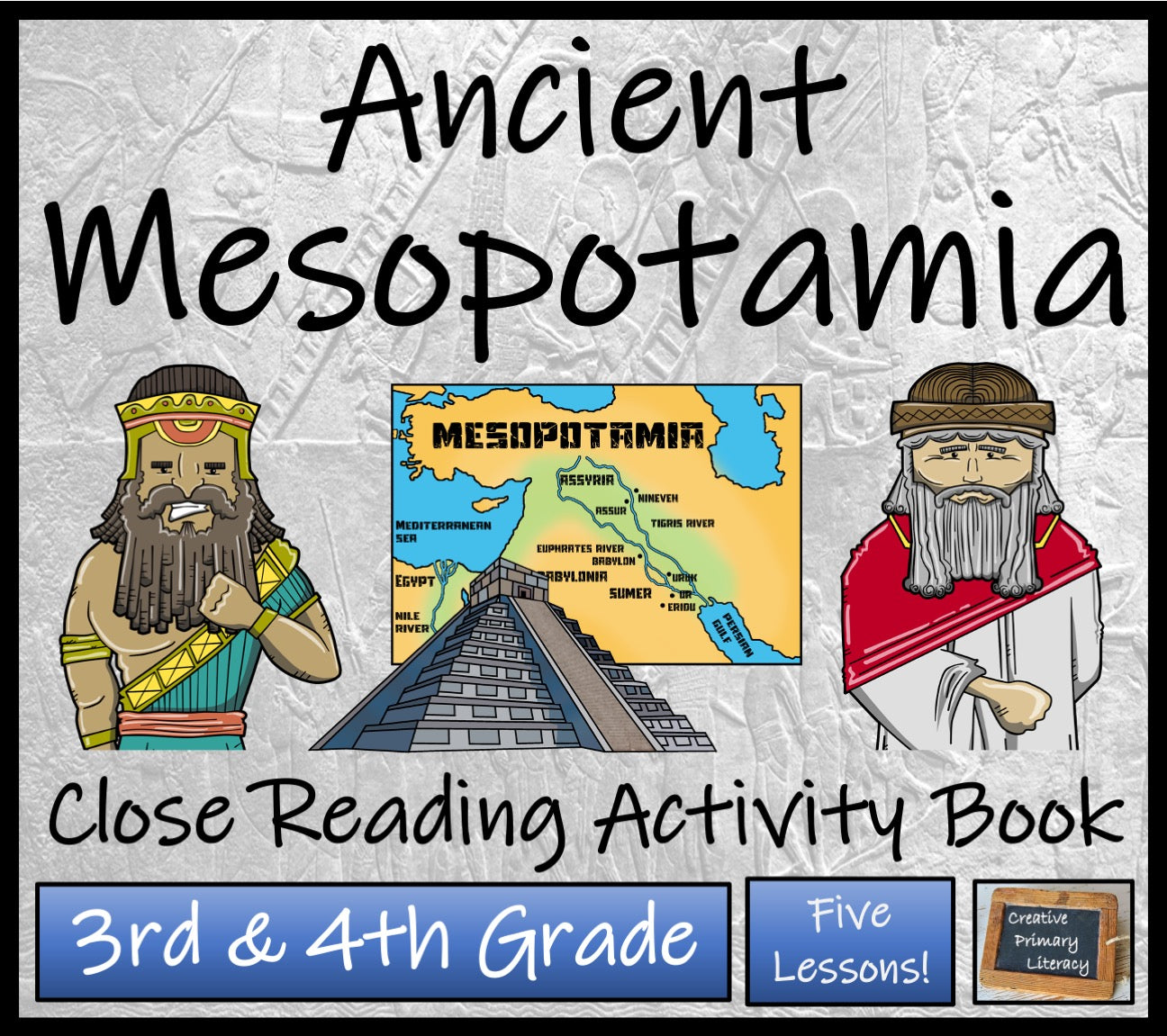 Ancient Mesopotamia Close Reading Comprehension Book | 3rd Grade & 4th Grade