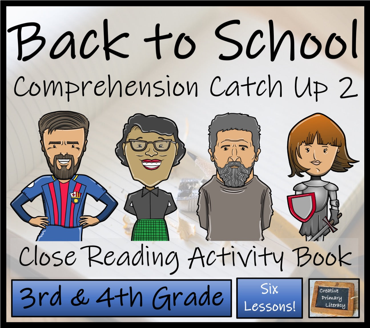 Back to School 2 Comprehension Catch Up Close Reading Book | 3rd & 4th Grade