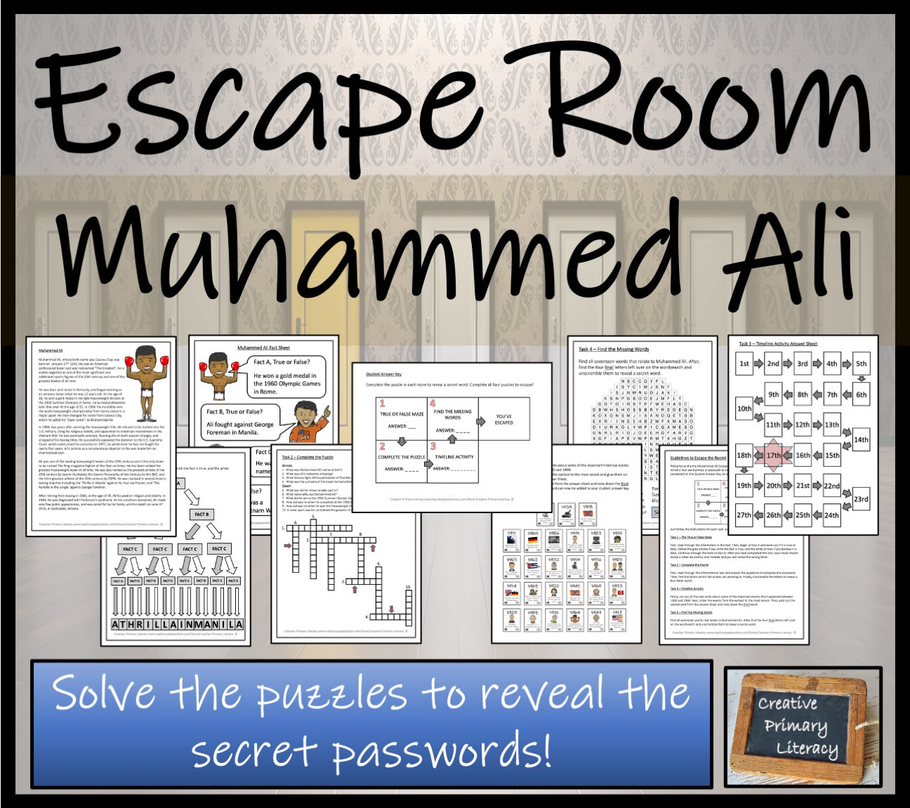 Muhammed Ali Escape Room Activity