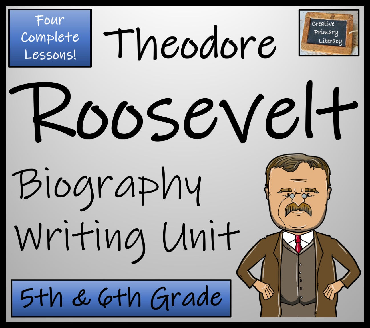 Theodore Roosevelt Biography Writing Unit | 5th Grade & 6th Grade