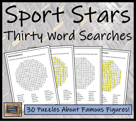 Sport Stars Word Search Puzzle Collection