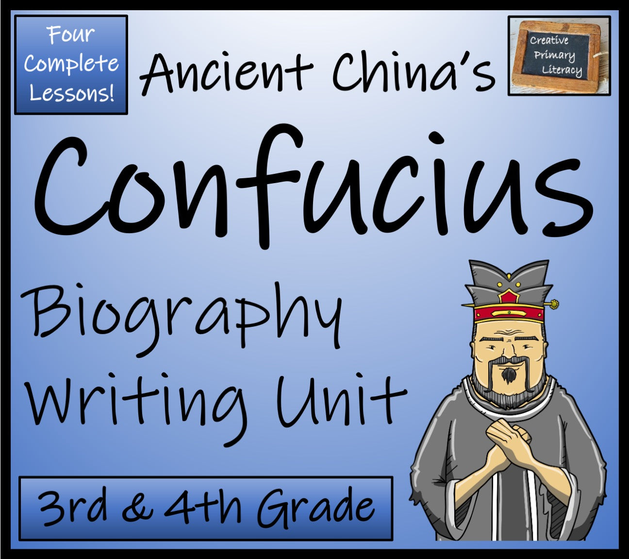 Confucius Biography Writing Unit | 3rd Grade & 4th Grade