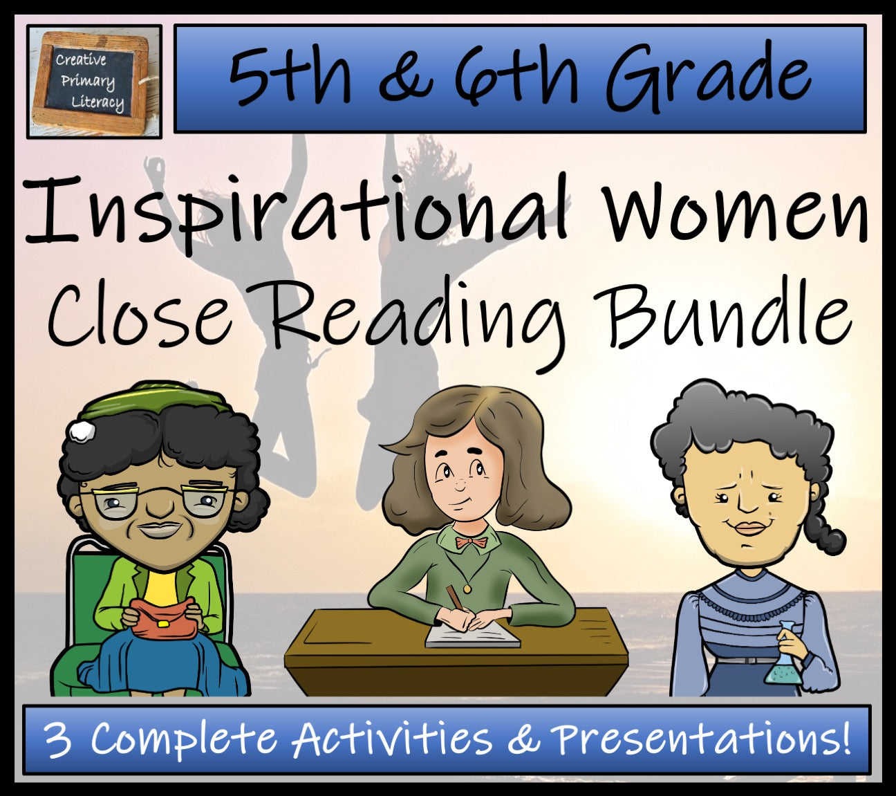 Inspirational Women Close Reading Comprehension Bundle | 5th & 6th Grade