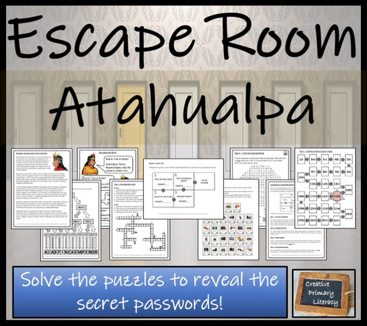 Atahualpa of the Inca Empire Escape Room Activity