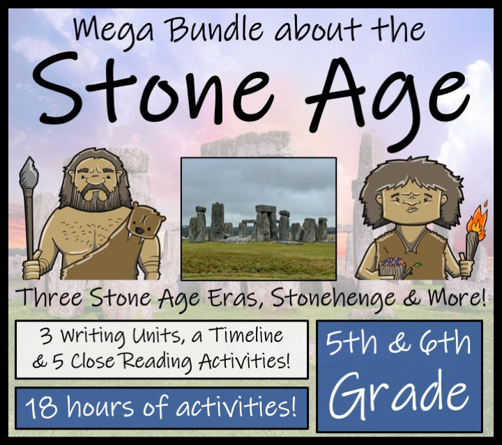 Stone Age Mega Bundle of Activities | 5th Grade & 6th Grade