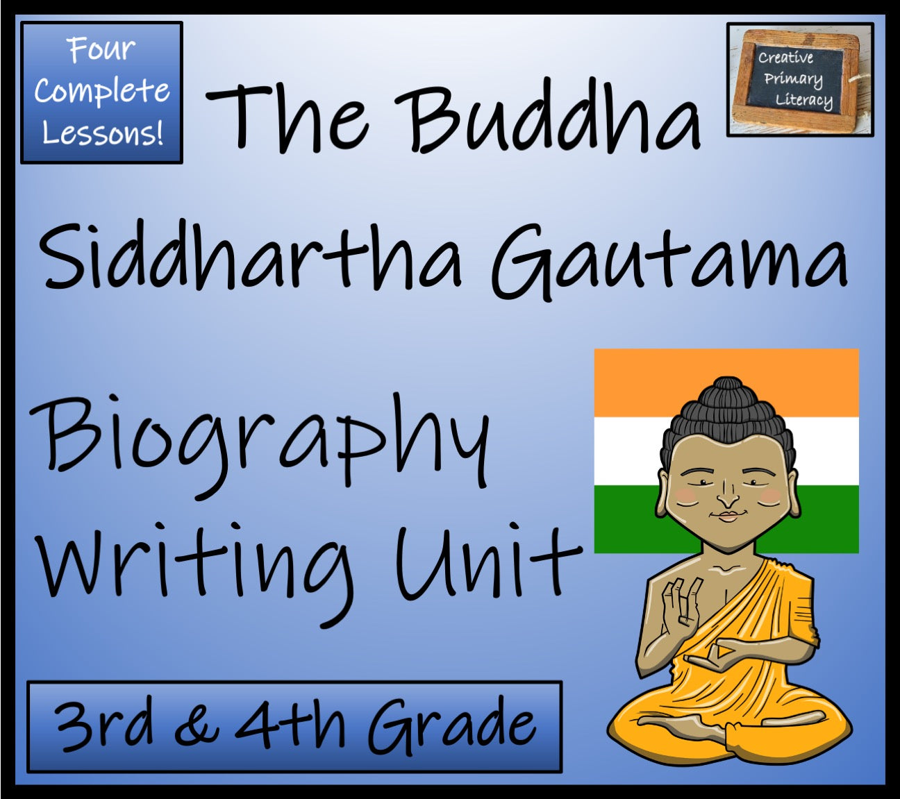 Siddhartha Gautama Biography Writing Unit | 3rd Grade & 4th Grade