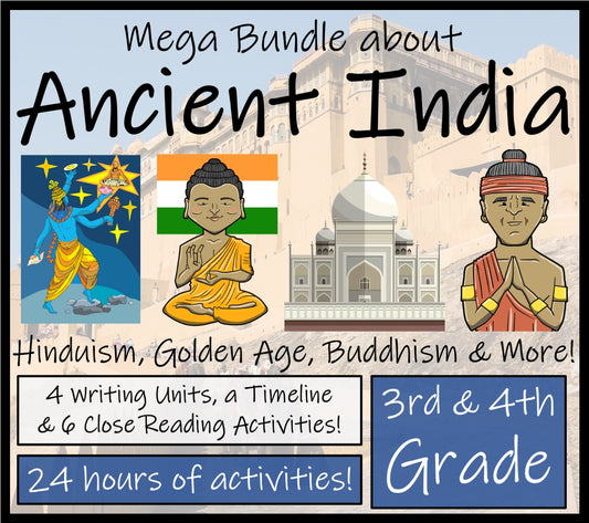 Ancient India Mega Bundle of Activities | 3rd Grade & 4th Grade