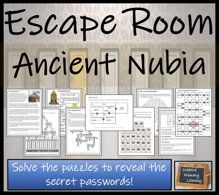 Ancient Nubia Escape Room Activity