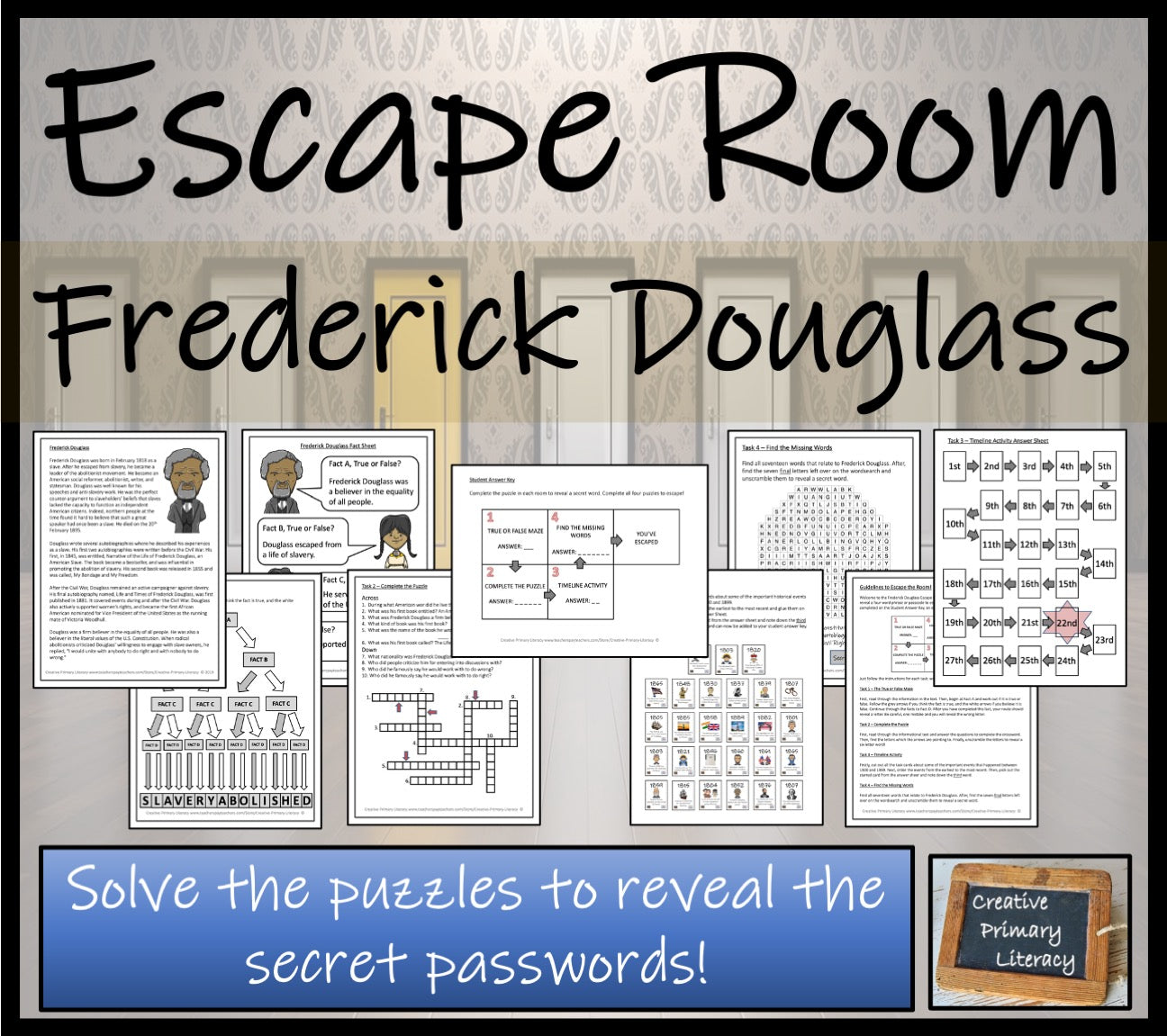 Frederick Douglass Escape Room Activity