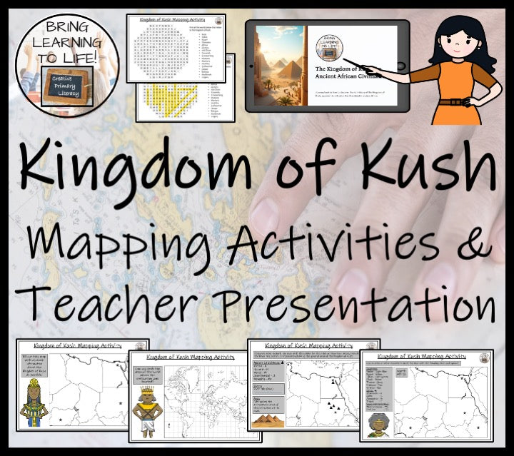 Kingdom of Kush Map Activities and Presentation