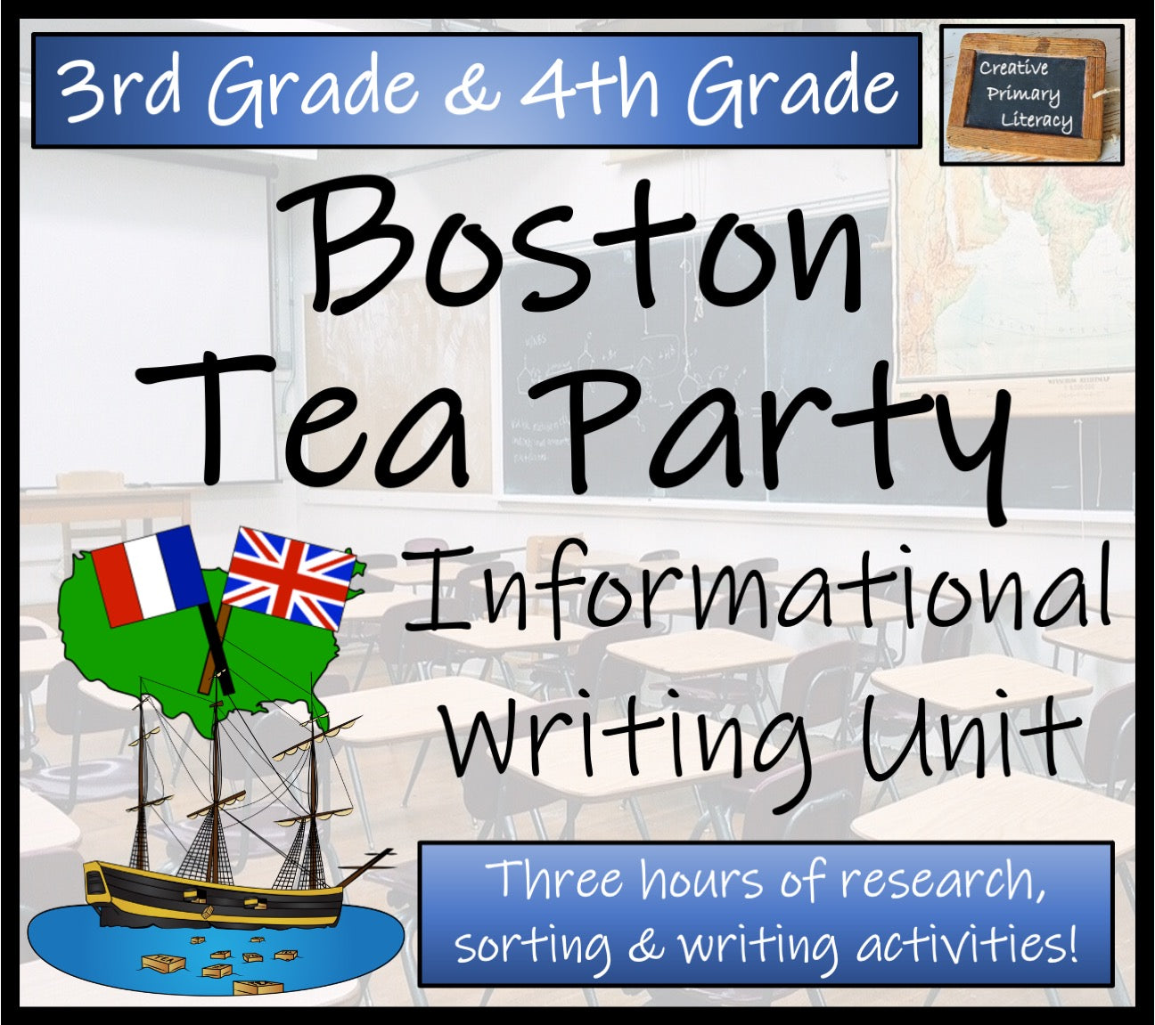 Boston Tea Party Informational Writing Activity | 3rd Grade & 4th Grade