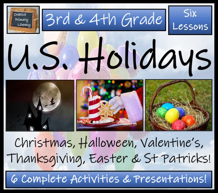 Holidays of the United States Close Reading Bundle | 3rd Grade & 4th Grade