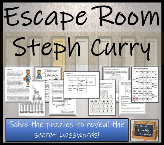 Steph Curry Escape Room Activity