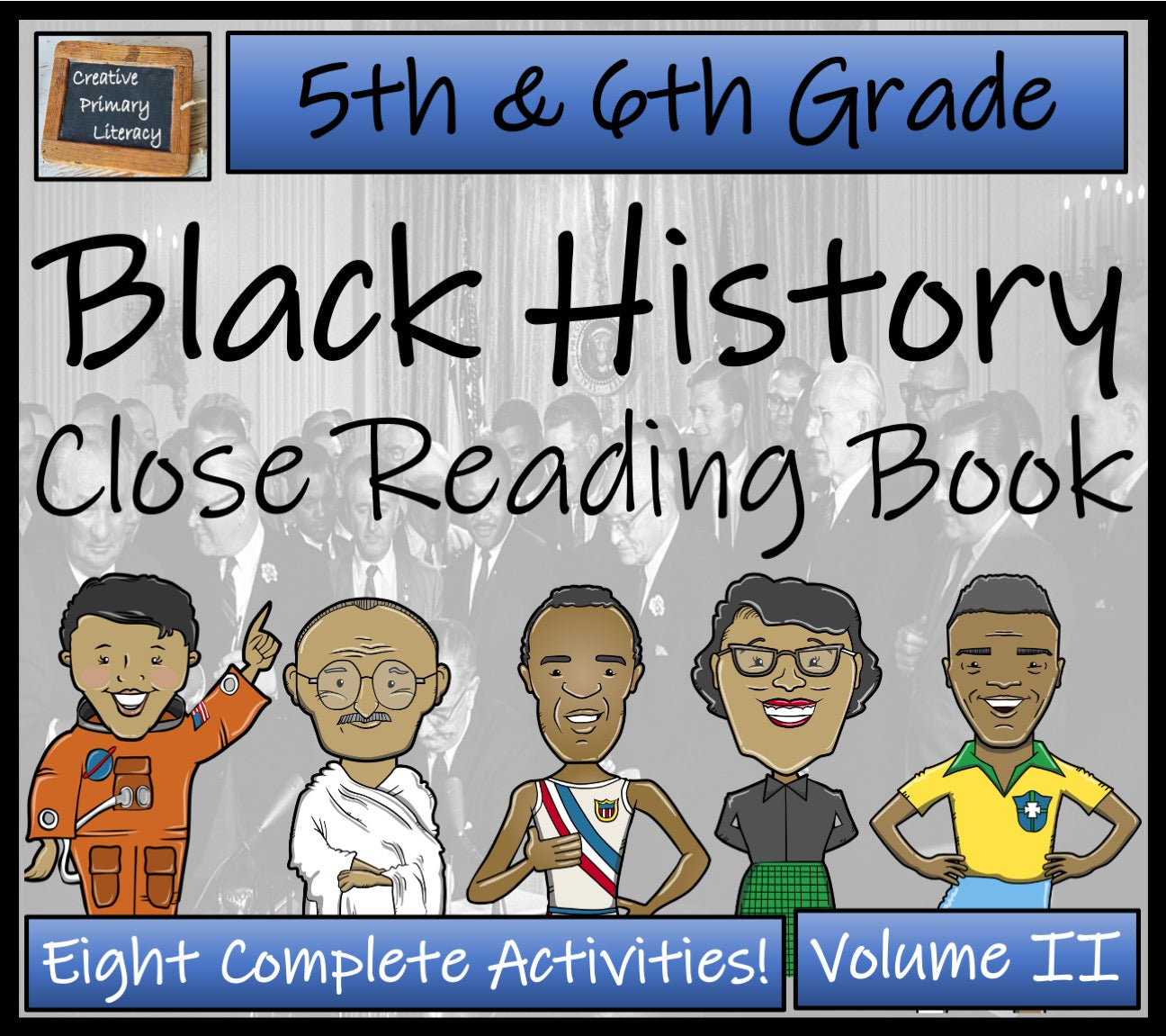 Black History Volume 2 Close Reading Comprehension Book | 5th Grade & 6th Grade