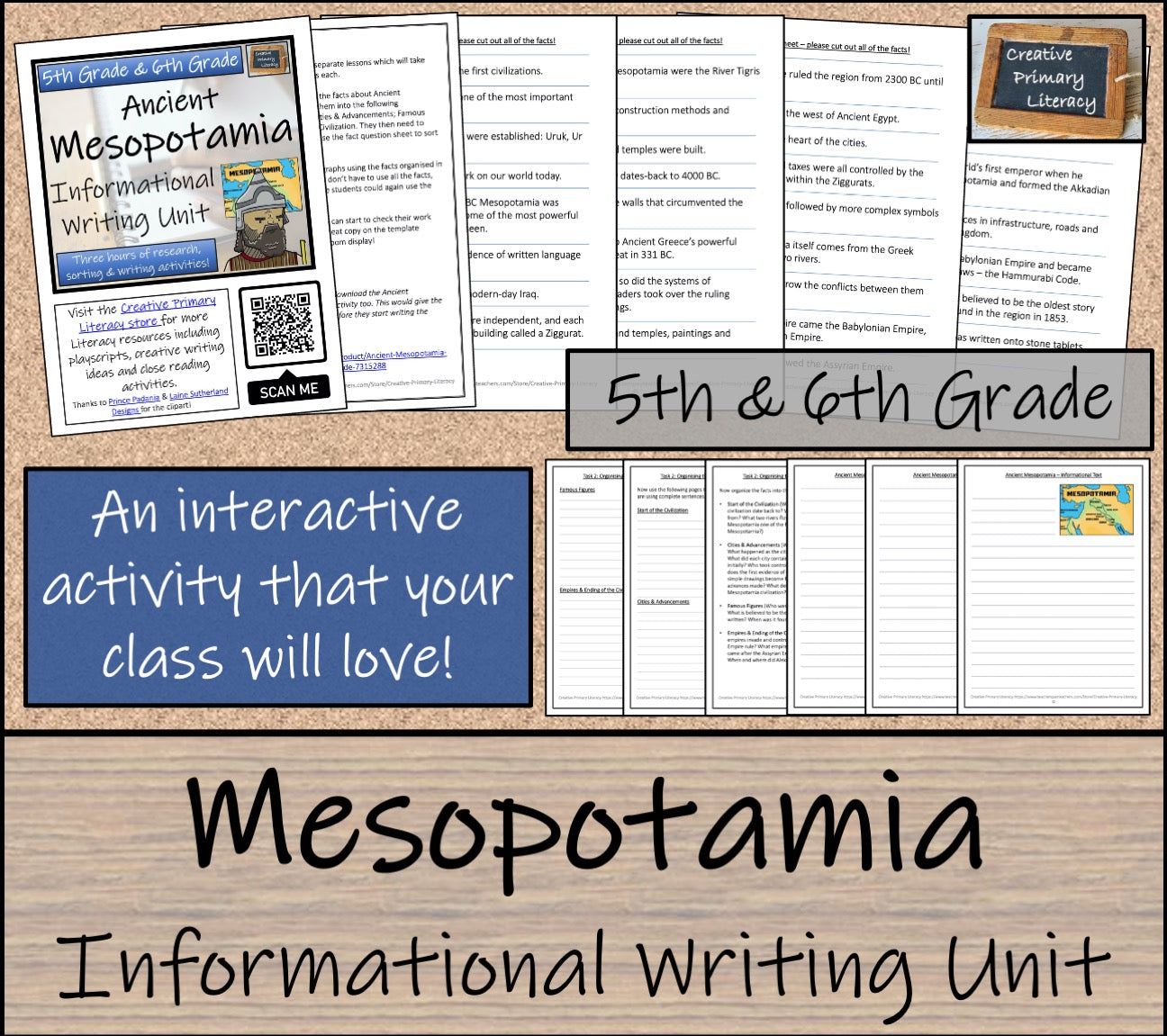 Ancient Mesopotamia Informational Writing Unit | 5th Grade & 6th Grade