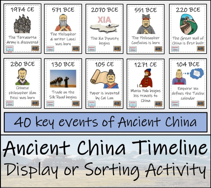 Ancient China Mega Bundle of Activities | 3rd Grade & 4th Grade