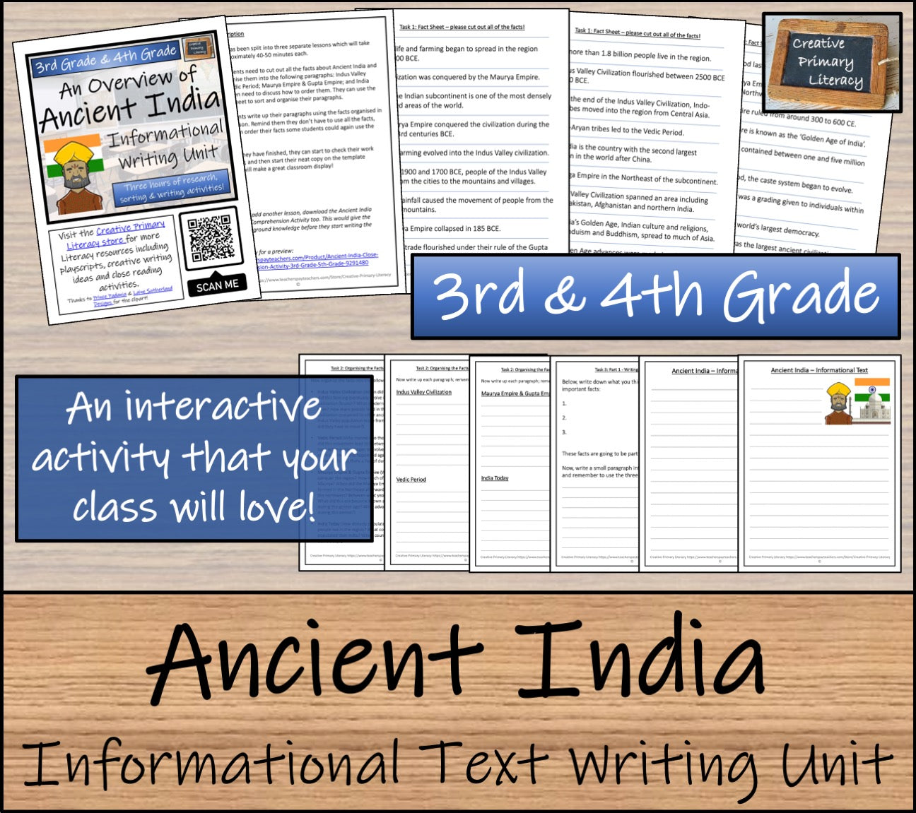 Ancient India Informational Writing Unit | 3rd Grade & 4th Grade