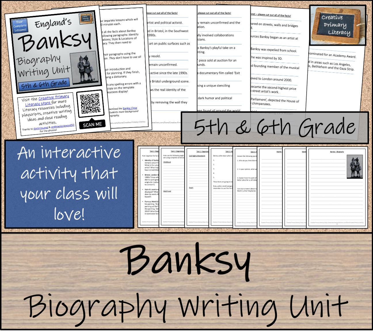 Banksy Biography Project & Writing Unit | 5th Grade & 6th Grade
