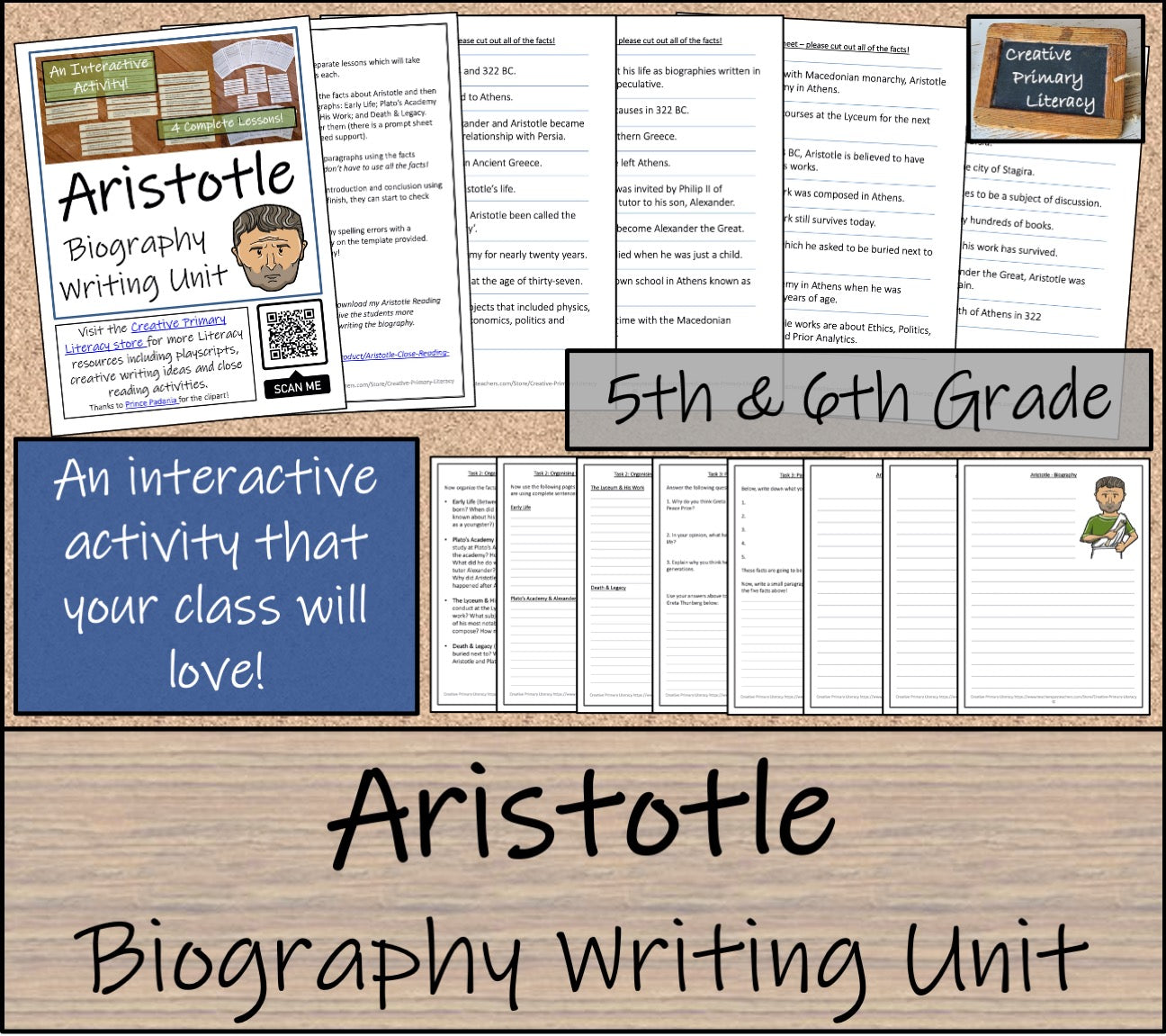 Aristotle Biography Writing Unit | 5th Grade & 6th Grade