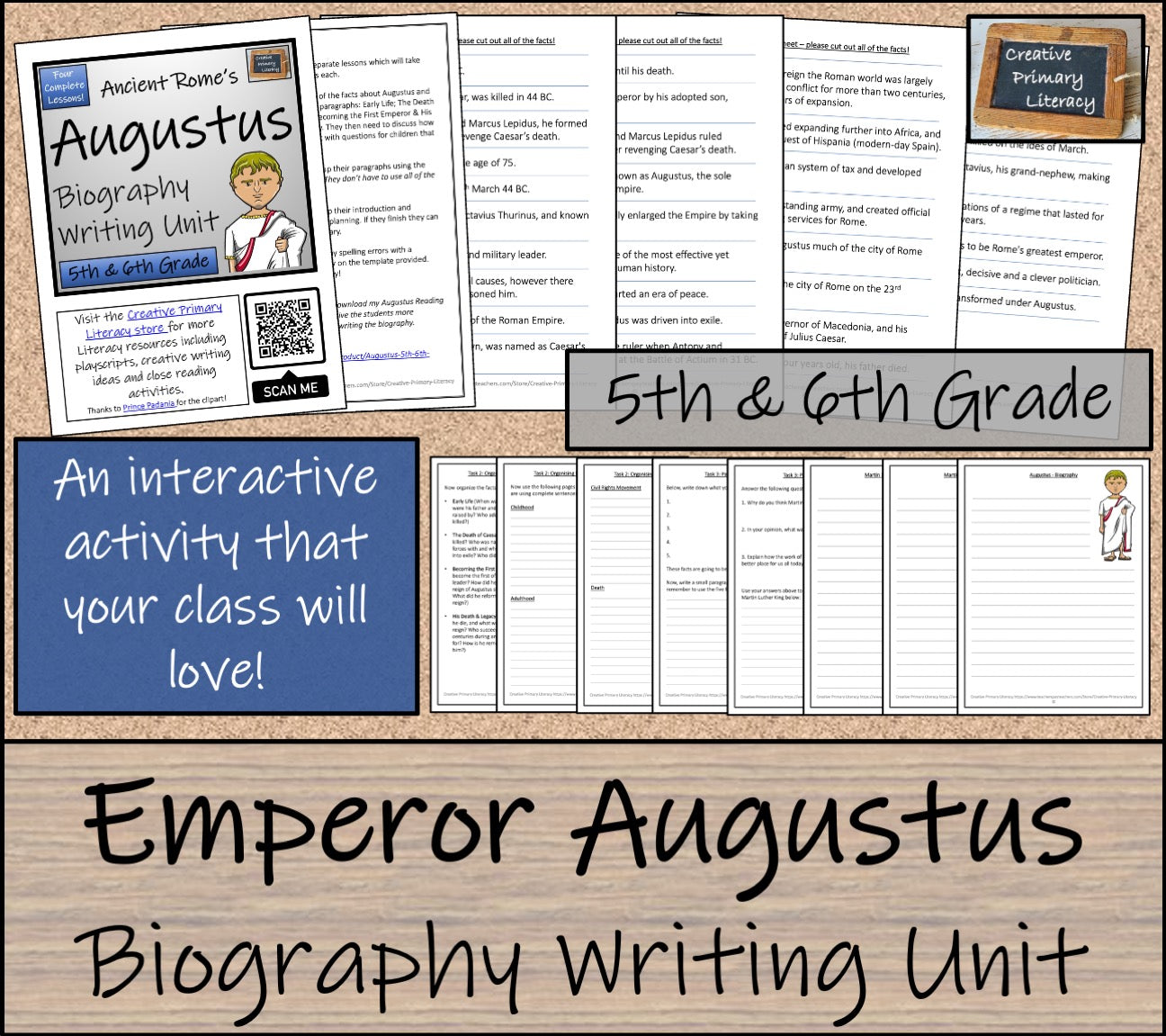 Augustus Biography Writing Unit | 5th Grade & 6th Grade