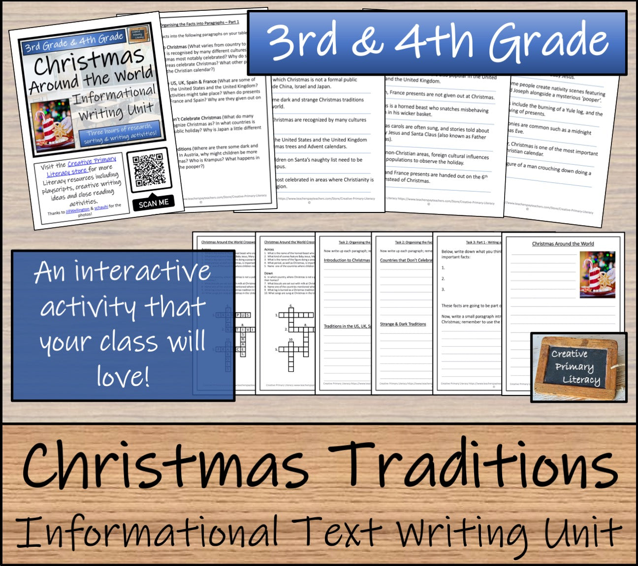 Christmas Around the World Informational Writing Unit | 3rd Grade & 4th Grade