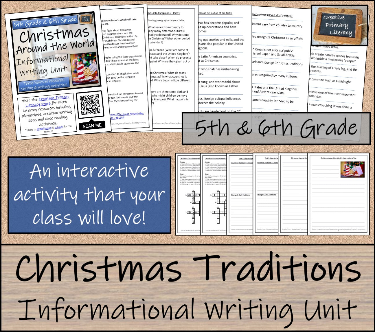 Christmas Around the World Informational Writing Unit | 5th Grade & 6th Grade