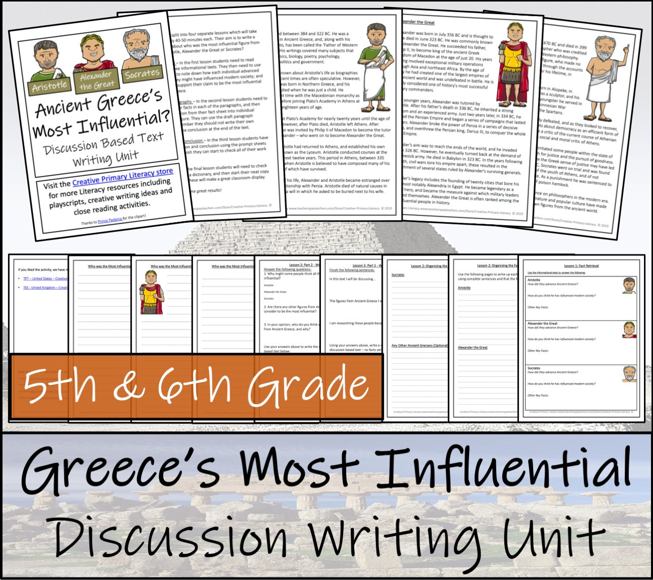 Ancient Greece's Most Influential Opinion Writing Unit | 5th Grade & 6th Grade