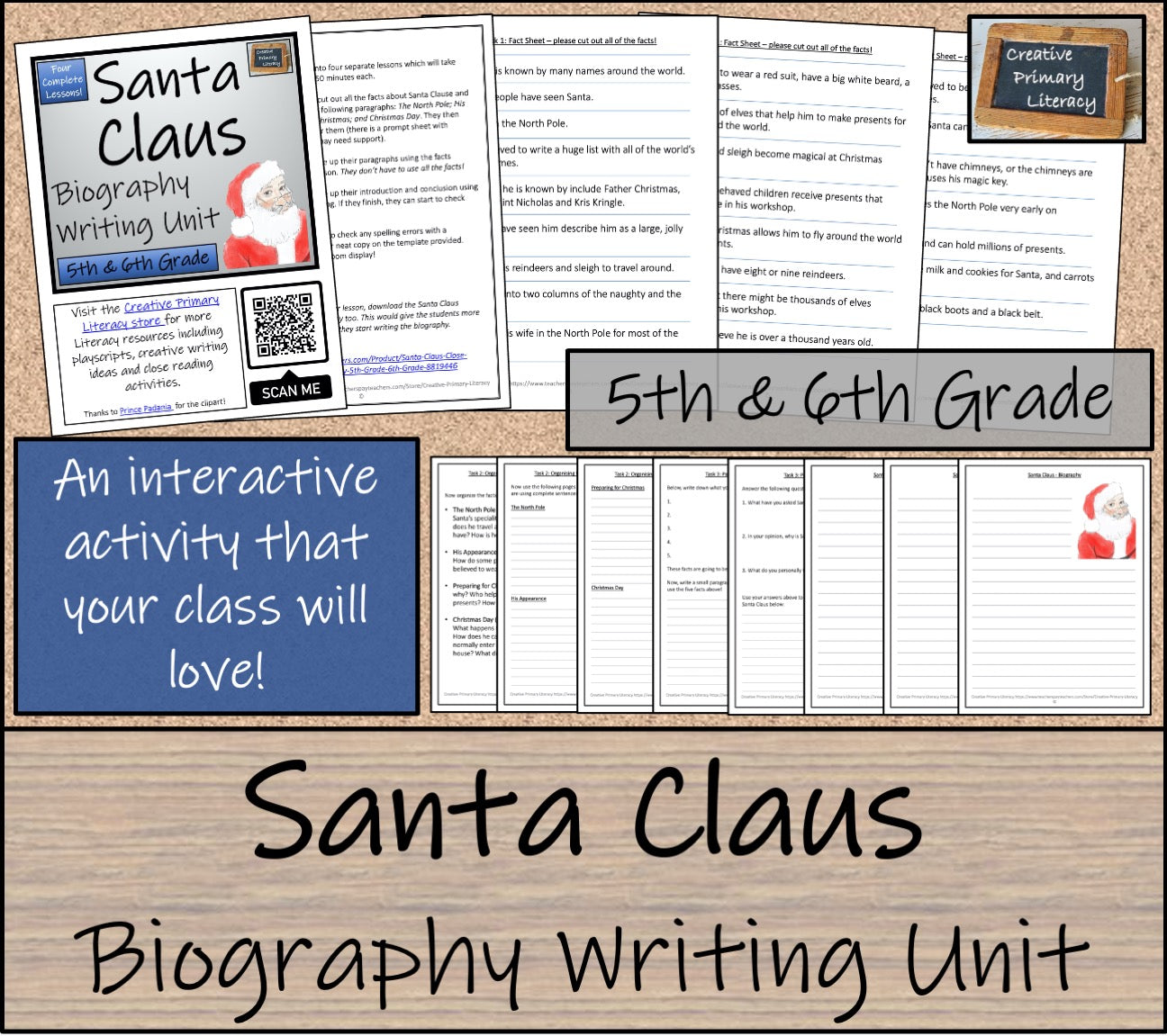 Santa Claus Biography Writing Unit | 5th Grade & 6th Grade