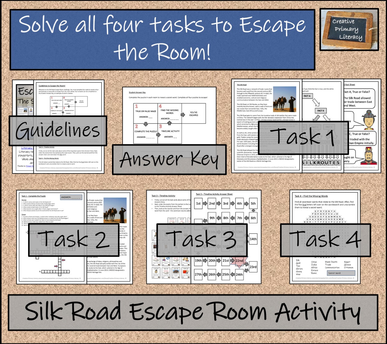 The Silk Road Escape Room Activity