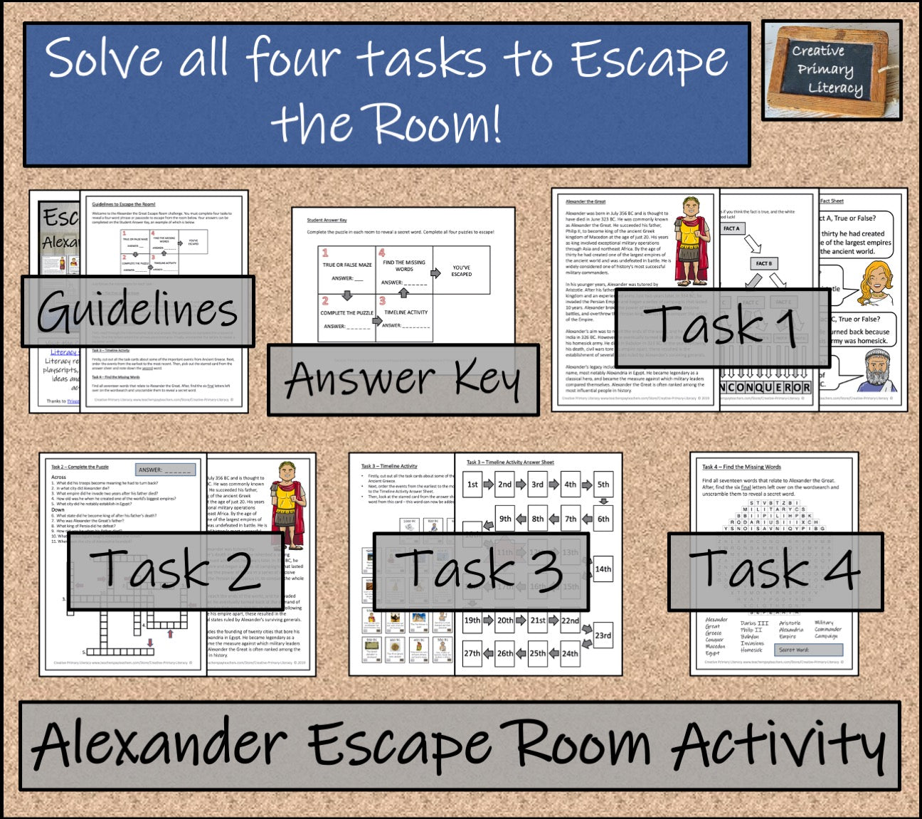 Alexander the Great Escape Room Activity