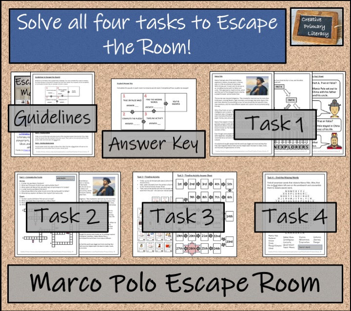Marco Polo Escape Room Activity