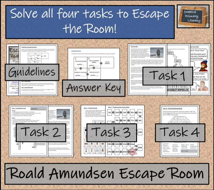 Roald Amundsen Escape Room Activity