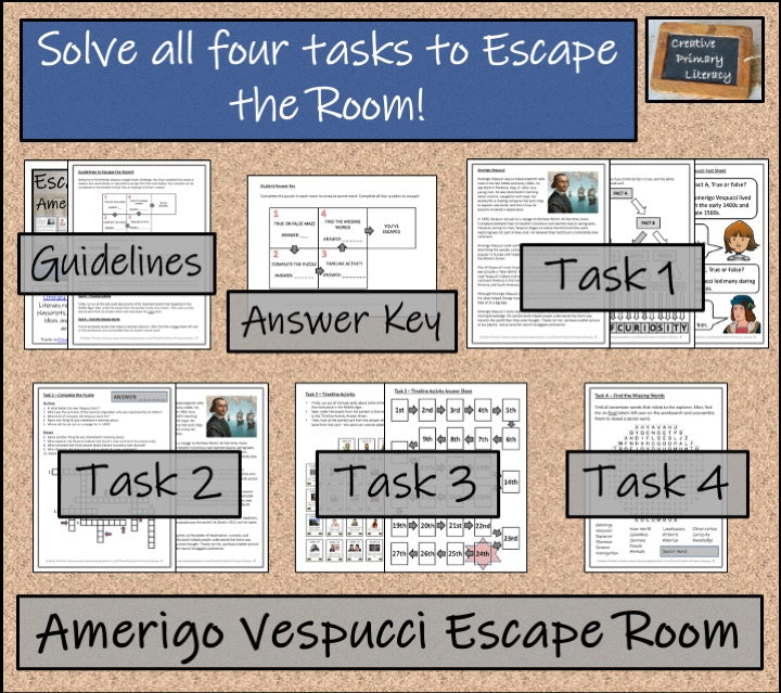 Amerigo Vespucci Escape Room Activity