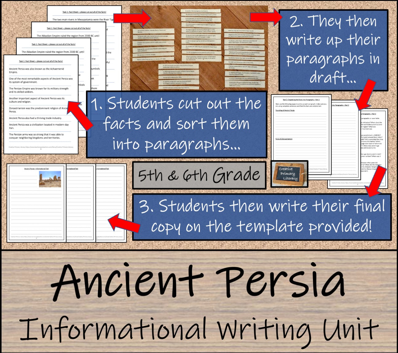 Ancient Persia Informational Writing Unit | 5th Grade & 6th Grade