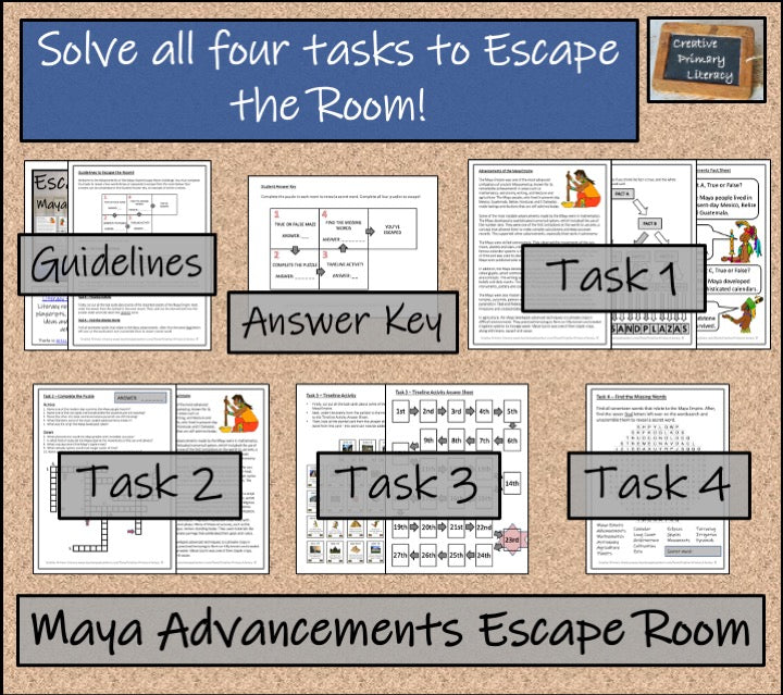 Advancements of the Maya Empire Escape Room Activity