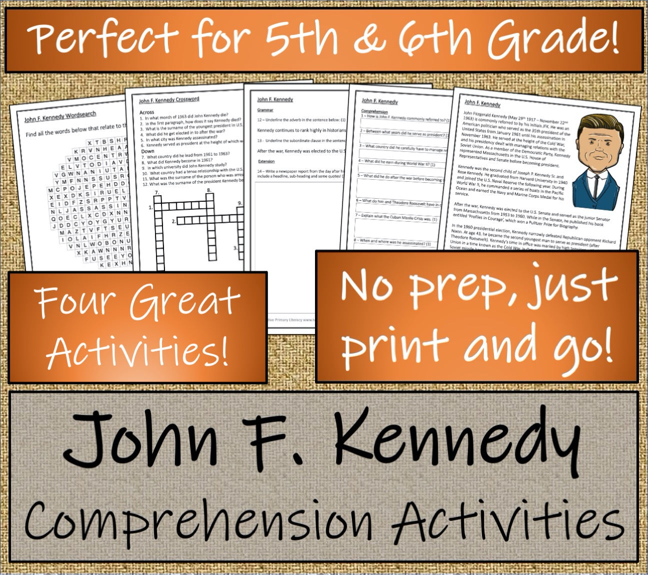 American Presidents Volume 2 Close Reading Comprehension Book | 5th & 6th Grade