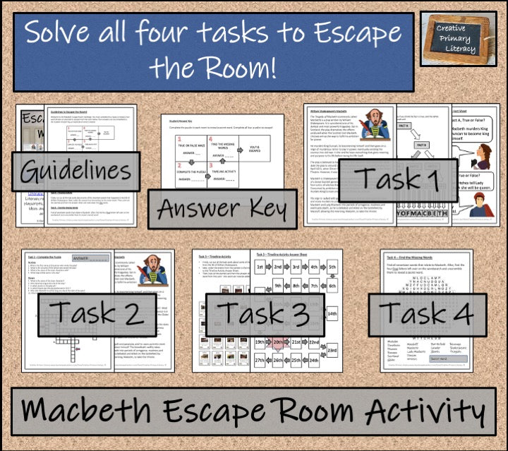 Macbeth Escape Room Activity