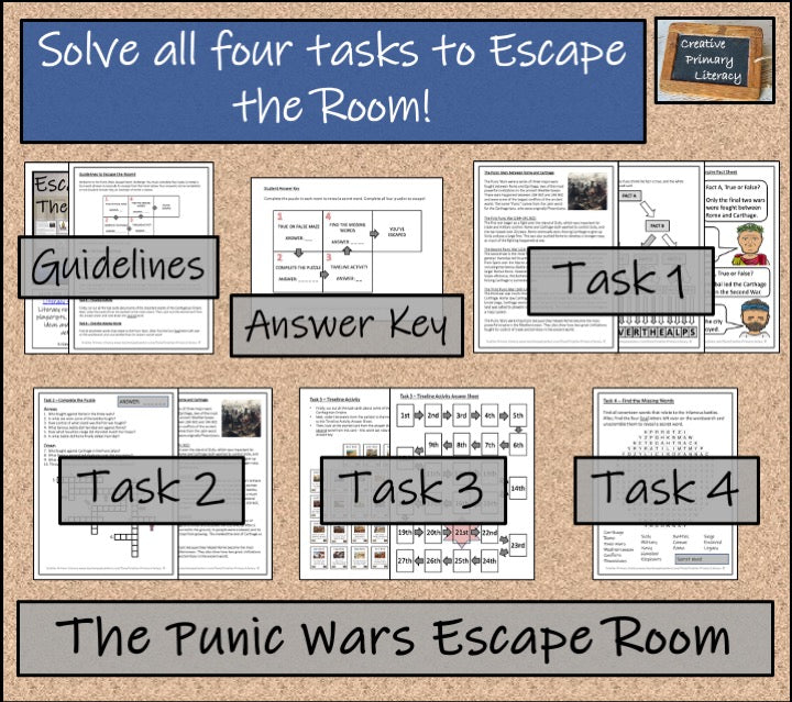 The Punic Wars Escape Room Activity