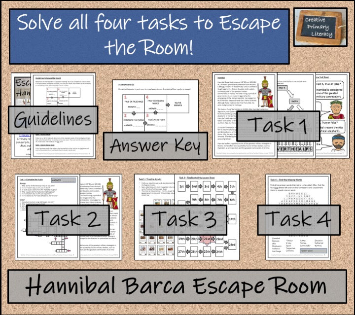 Hannibal Barca Escape Room Activity